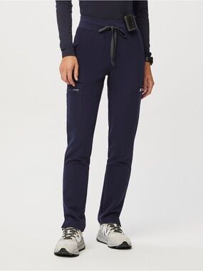 Figs Navy Yola Skinny Scrub Pants